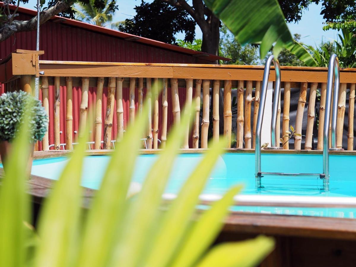 S'Cale Tropikal - Gite Cosy Avec Piscine Privee Petit-Canal Exterior foto